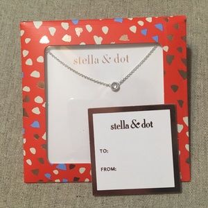 Stella & Dot Silver Wishing Necklace